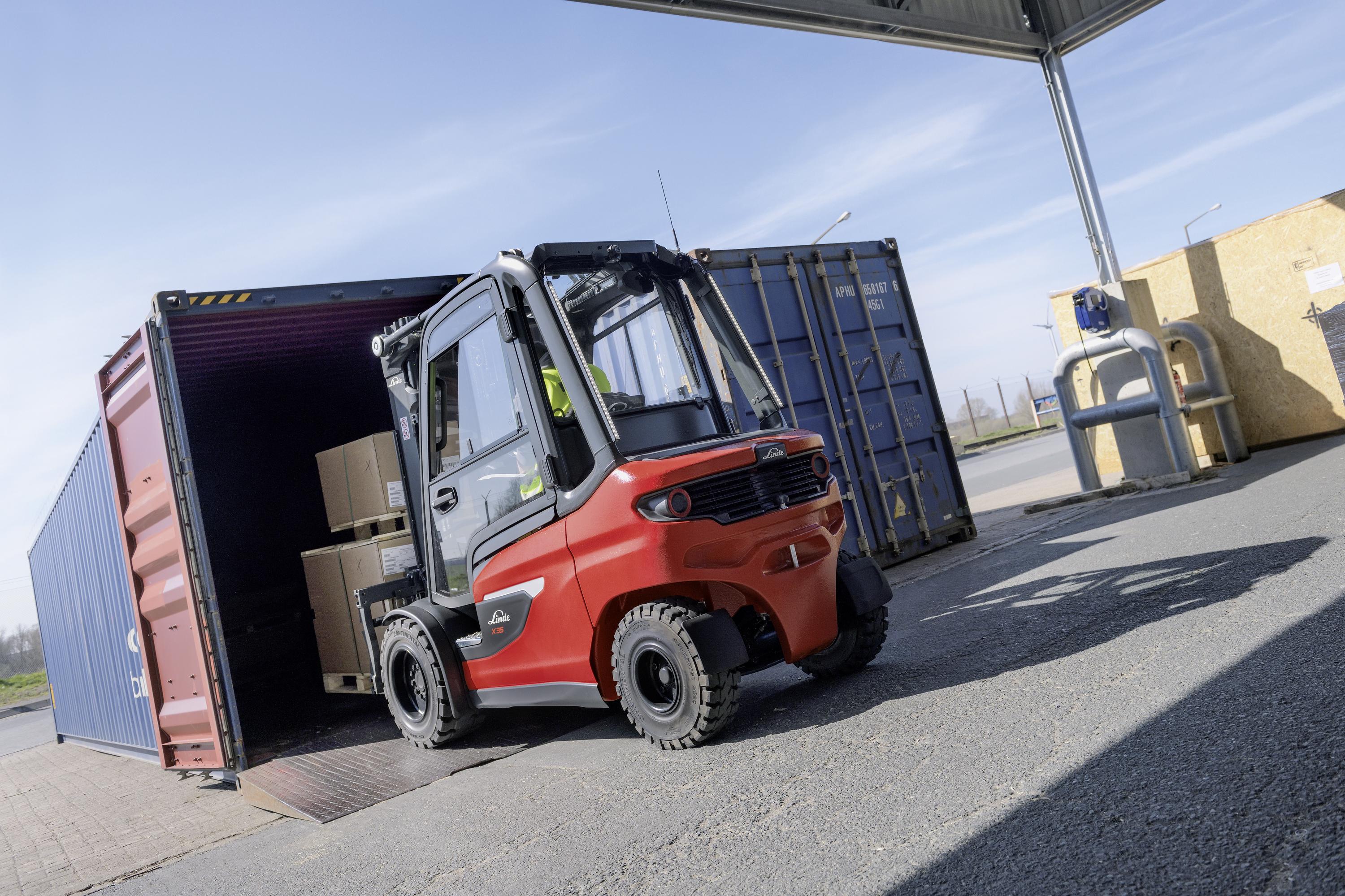 Linde heftruck verhuur regio Rijnmond Rotterdam