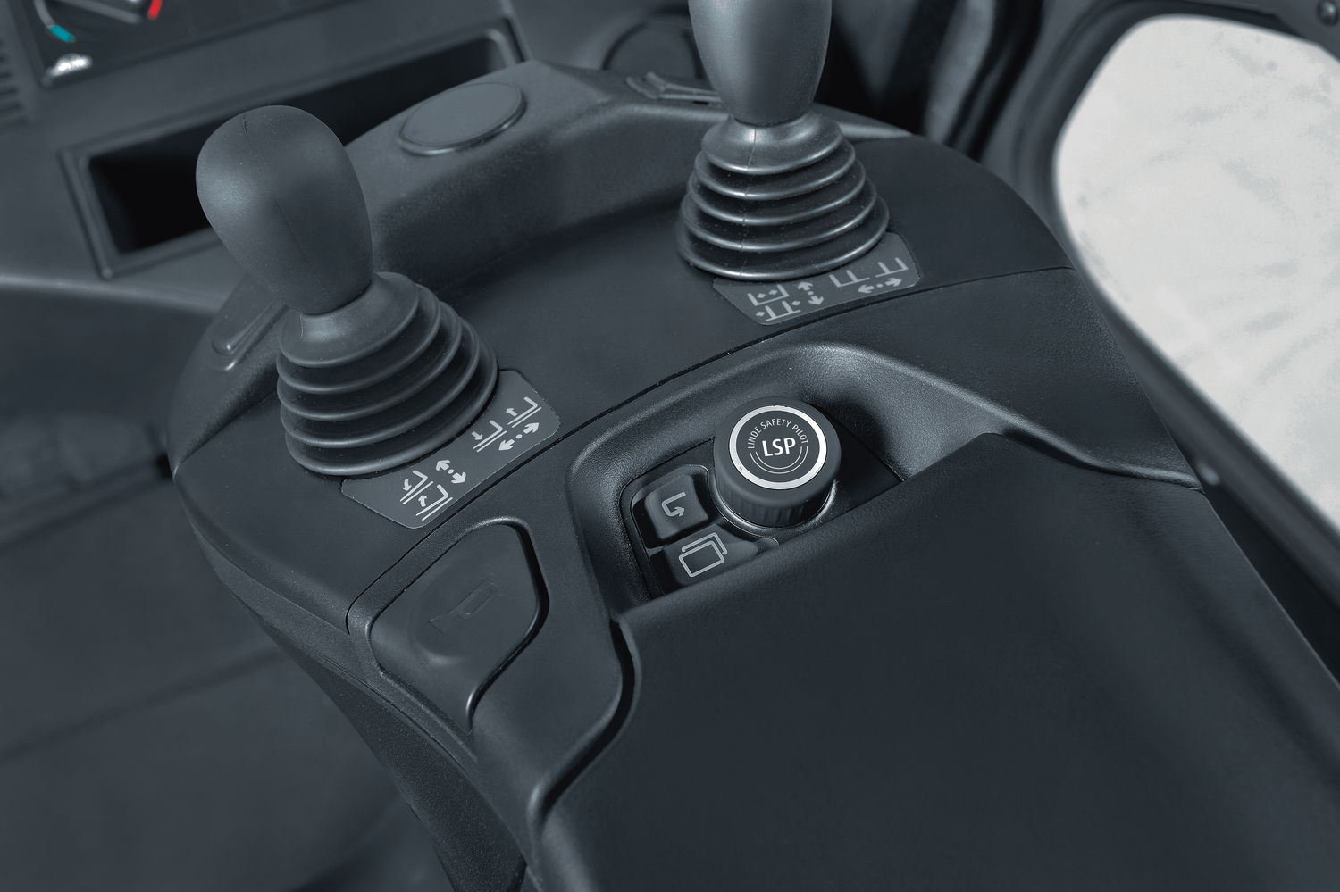 safety pilot Linde heftruck joystick