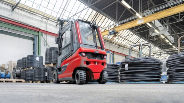 Linde E30 in de fabriek