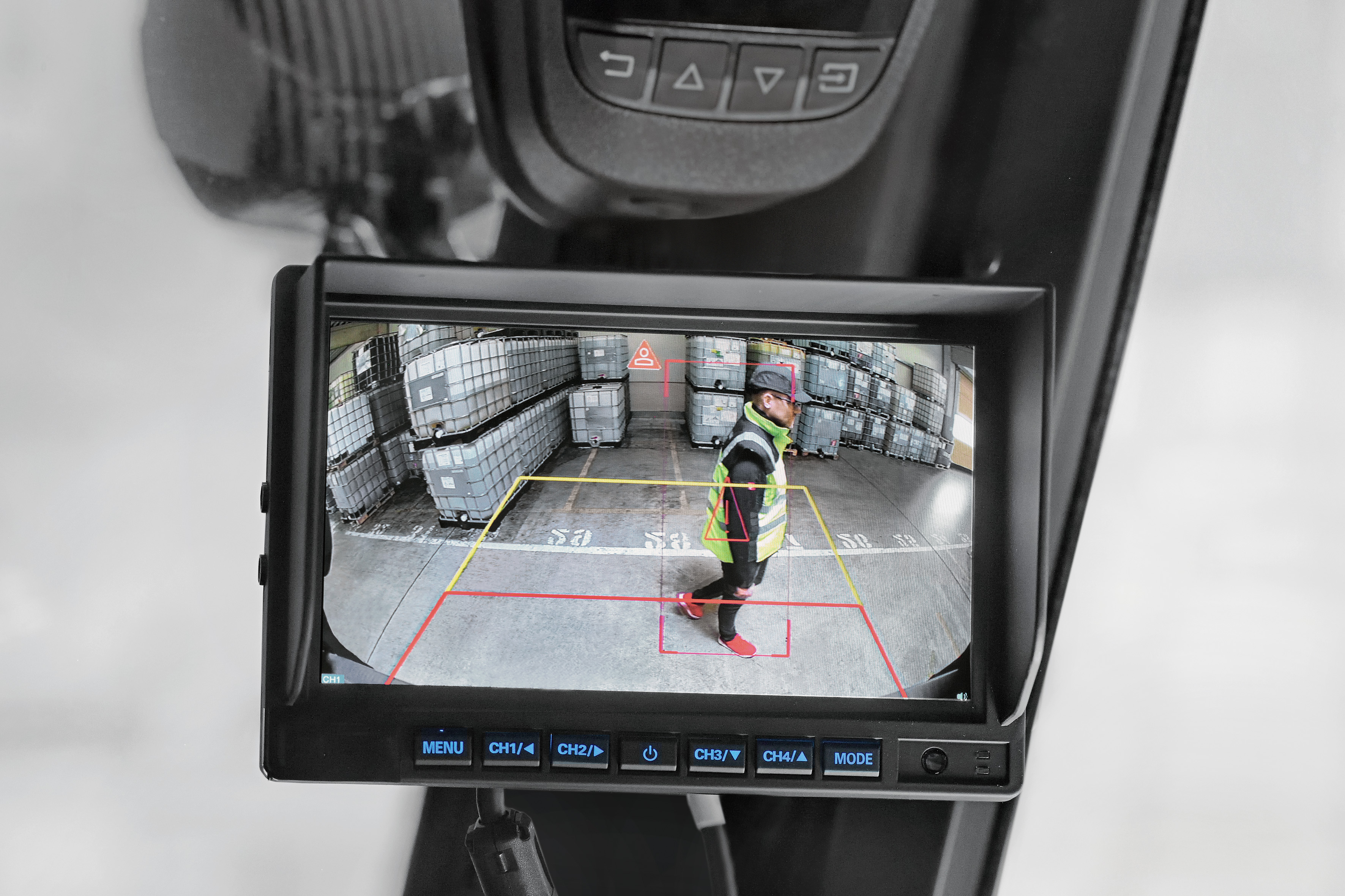 Detectiezone van de Linde Reverse Assist Camera