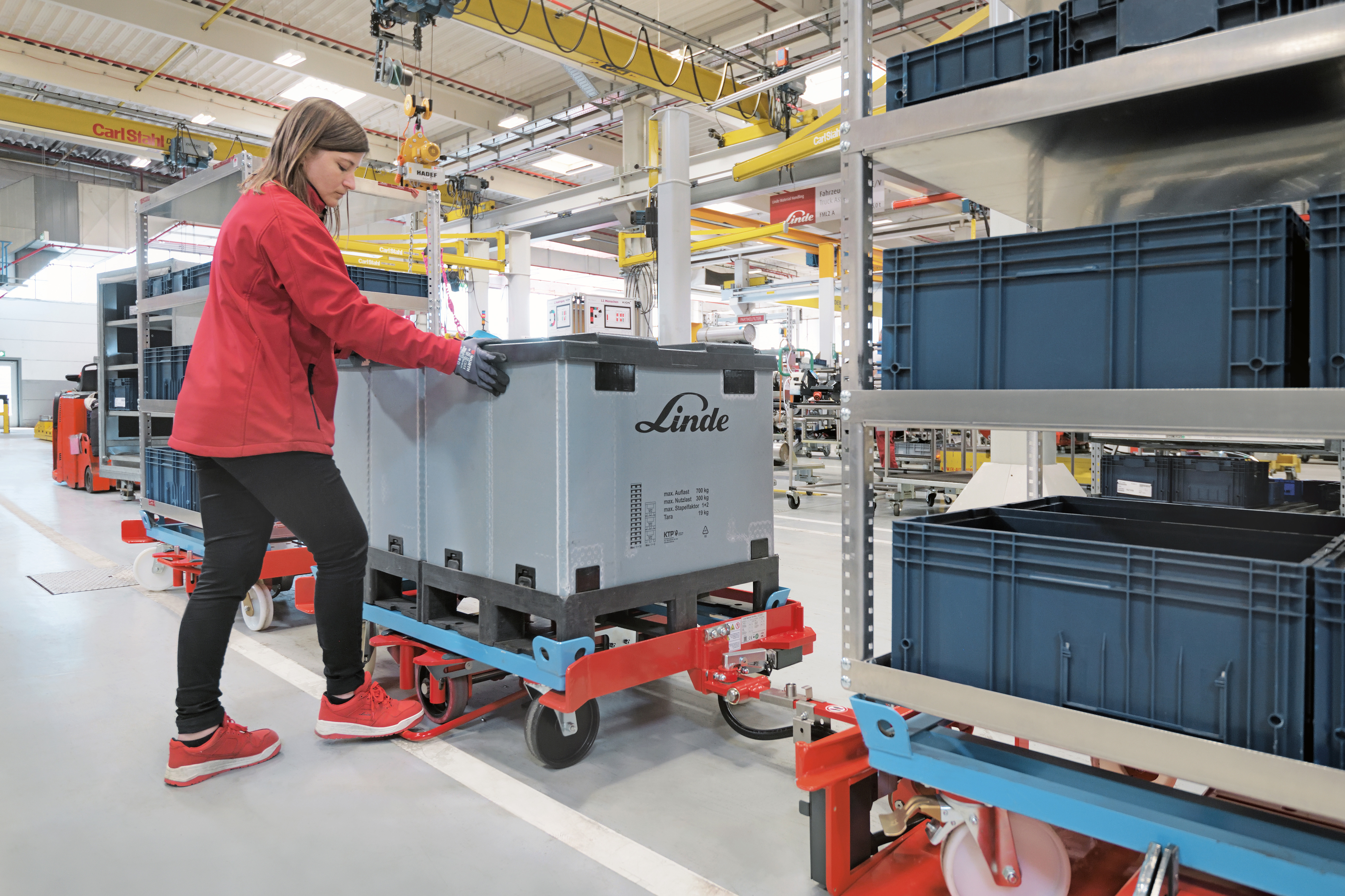 Linde Logistieke trein LT06 - LT10 M en LT10 W