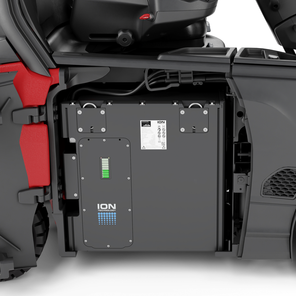 Batterijcompartiment Linde elektrische heftruck E16