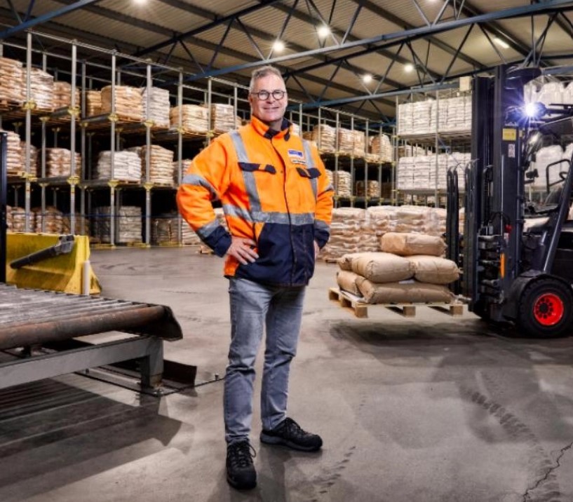 kloosterboer heftruck Linde coldstore warehouse