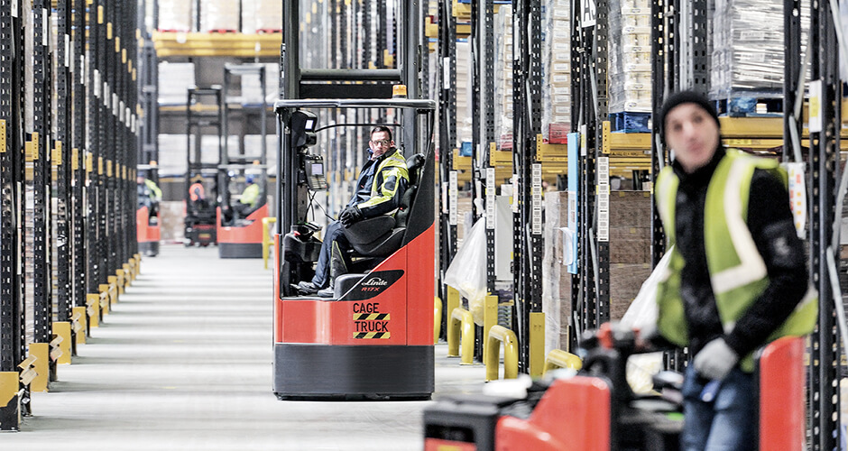 reachtrucks Linde in coldstores