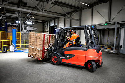 Linde heftruck visserijbranche